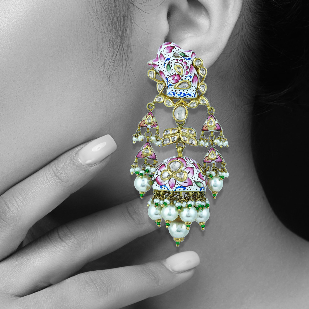 Earring with (JPS1912) Necklace