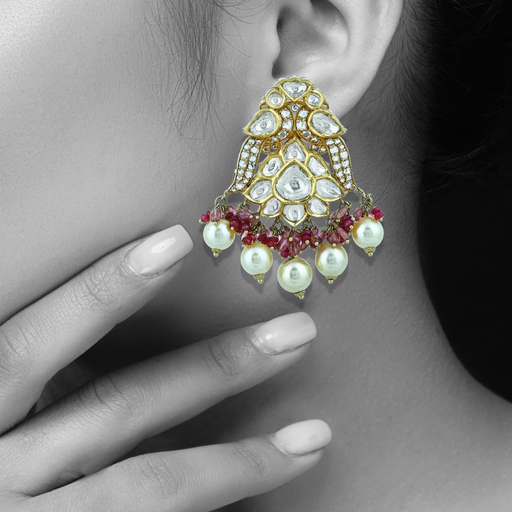 Earring with (HPS1008) Necklace