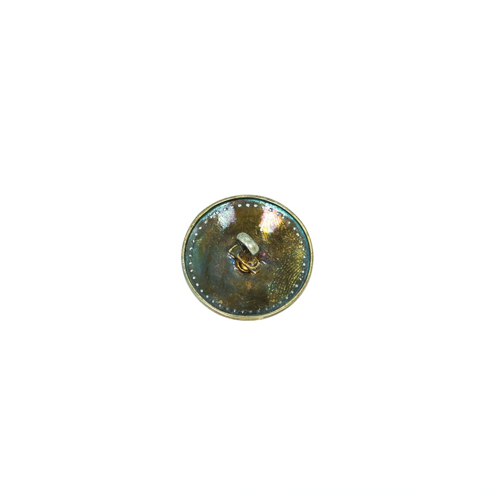 Men&rsquo;s Kurta Button with Polki and Gold Leaf