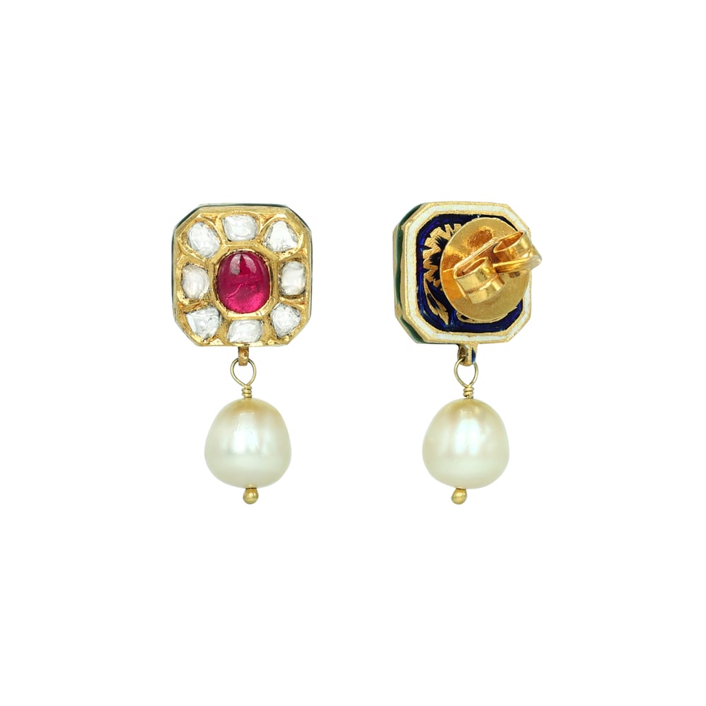 Earring with (SNO5846-KMNE3190) Necklace
