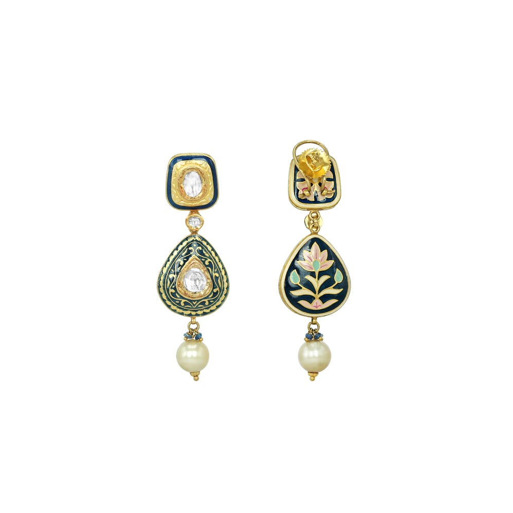 Earring with (SNO6330-KMNE3349) Necklace