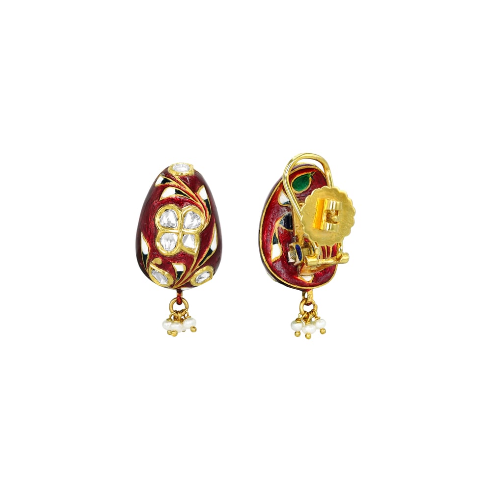 Earring with (SNO6300-KMNE3326) Necklace