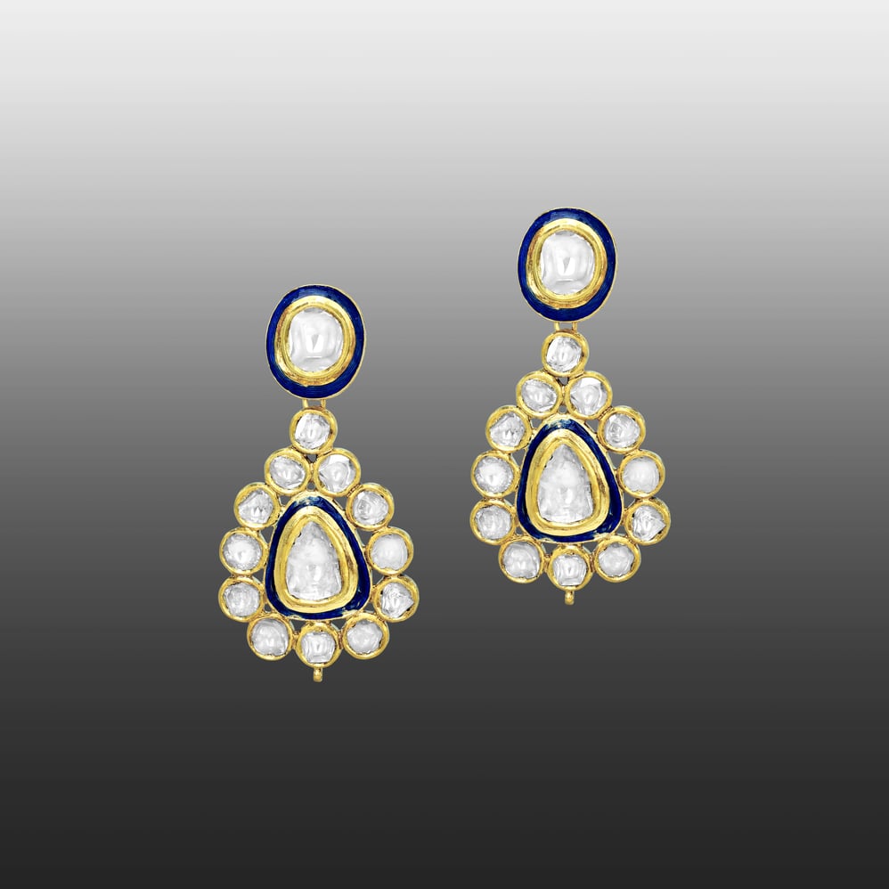 Earring with (SNO3922-KMNE2676) Necklace