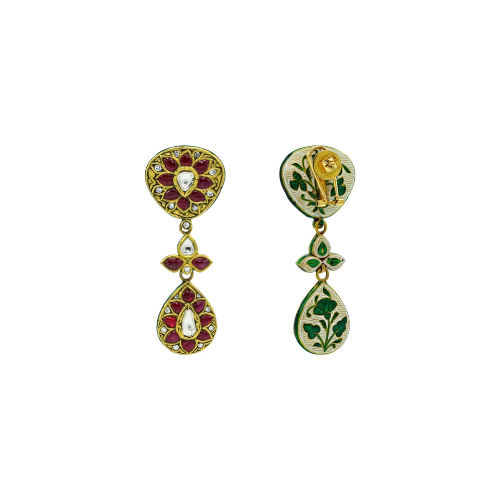 Earring with (SNO5939-KMNE3222) Necklace