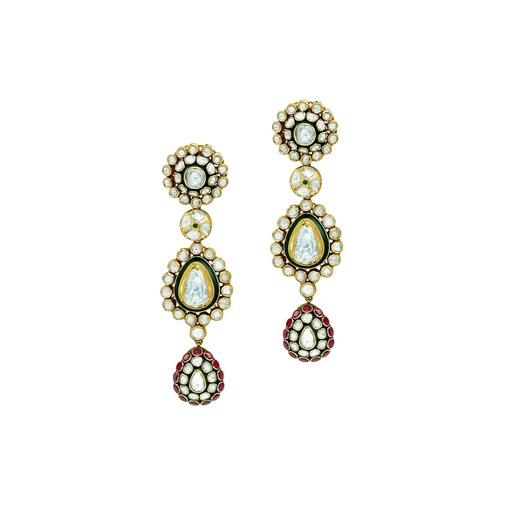Earring with (SNO5752-KMNE3148) Necklace