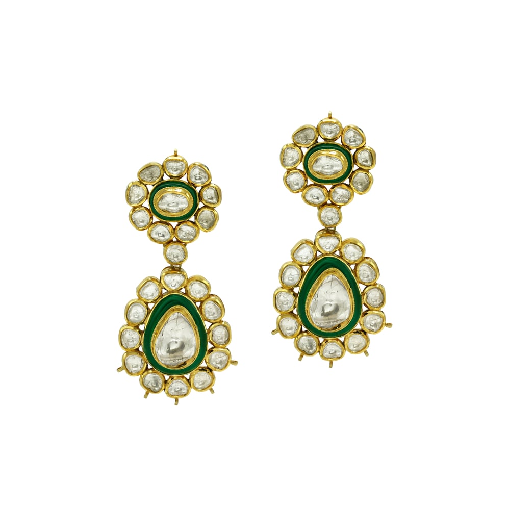 Earring with (SNO6028-KMNE3240) Necklace