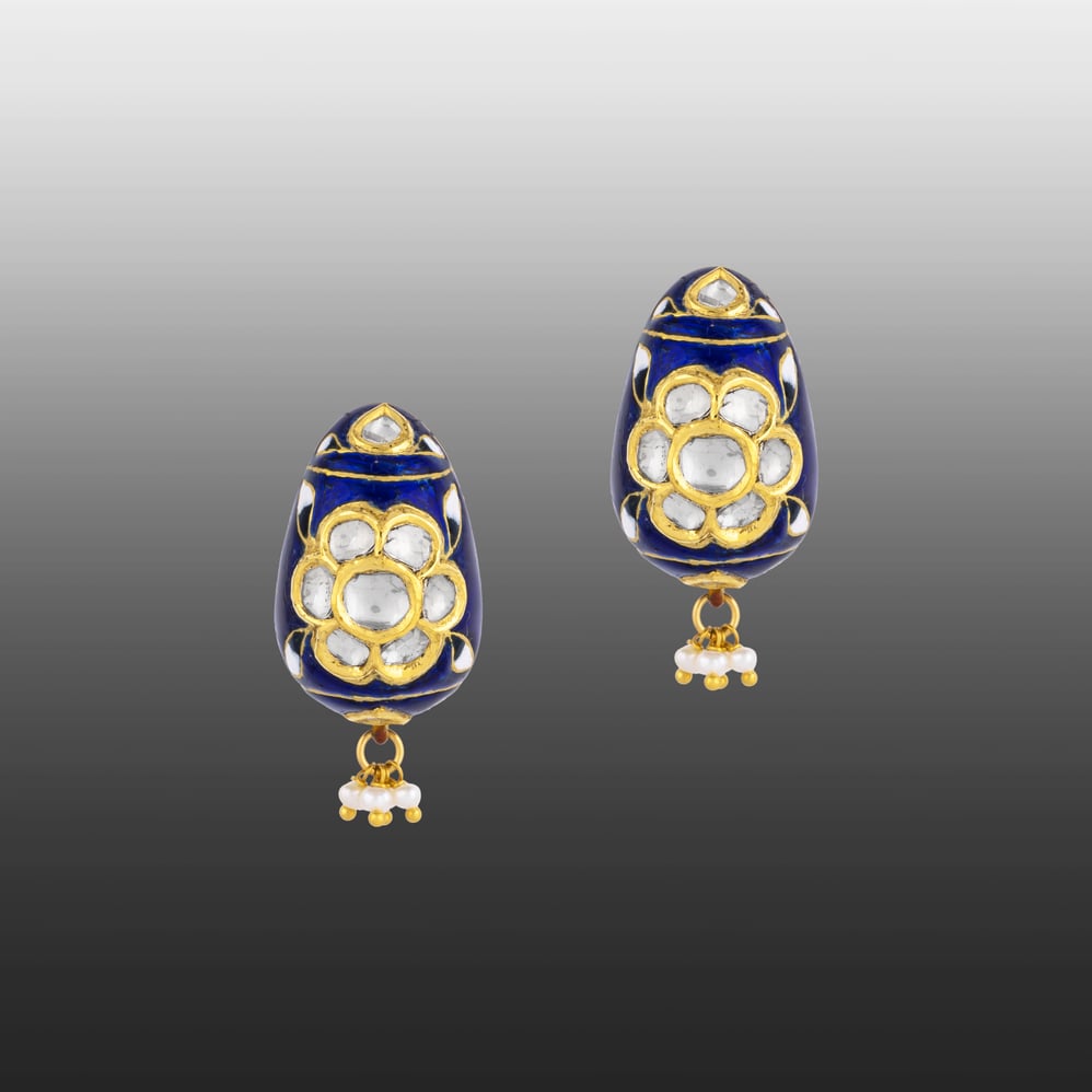 Earring with (SNO6725-KMNE3473) Necklace