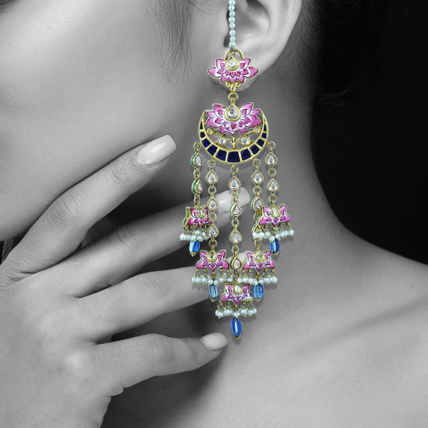 Earring with (JPS1192) Necklace