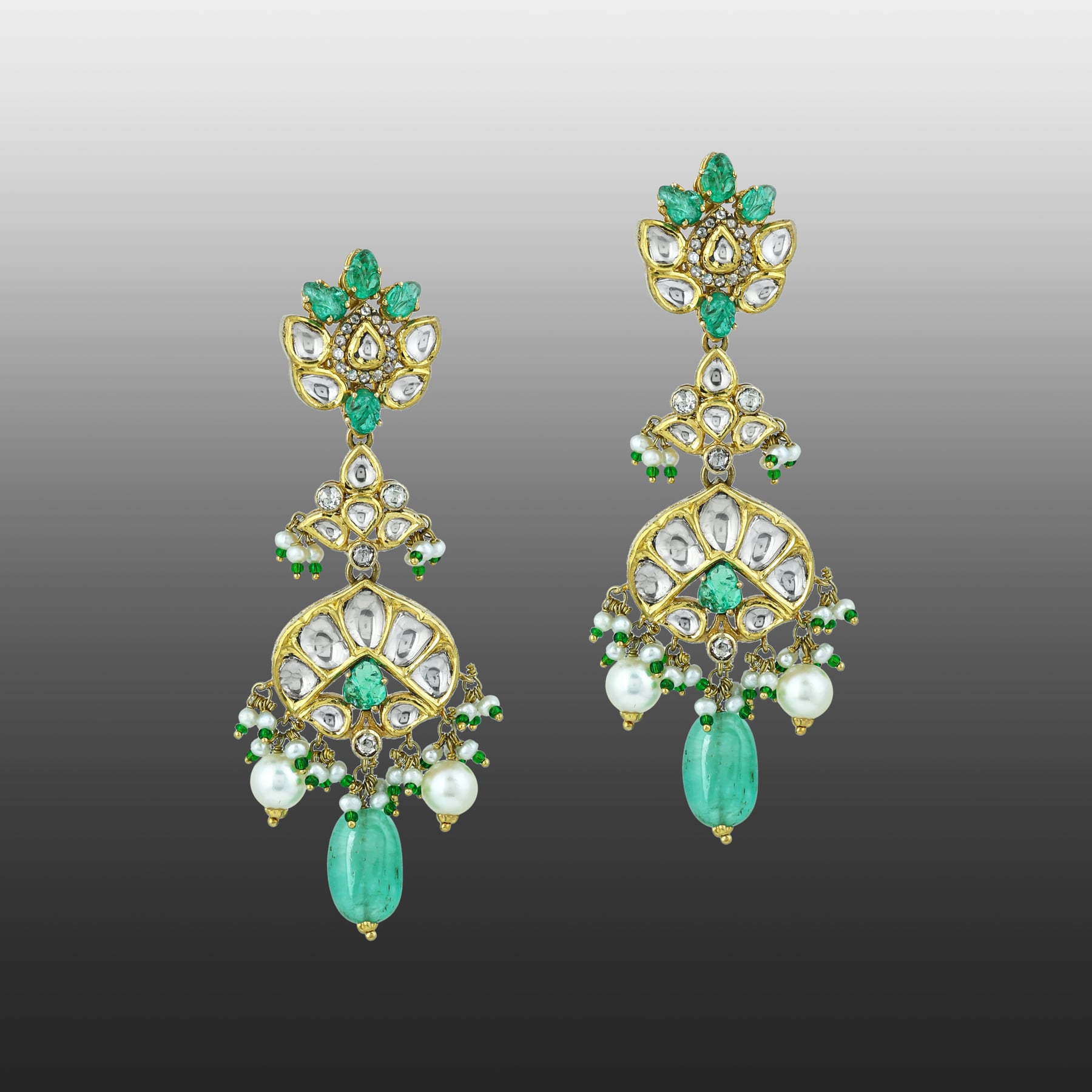 Earring with (HPS749) Necklace