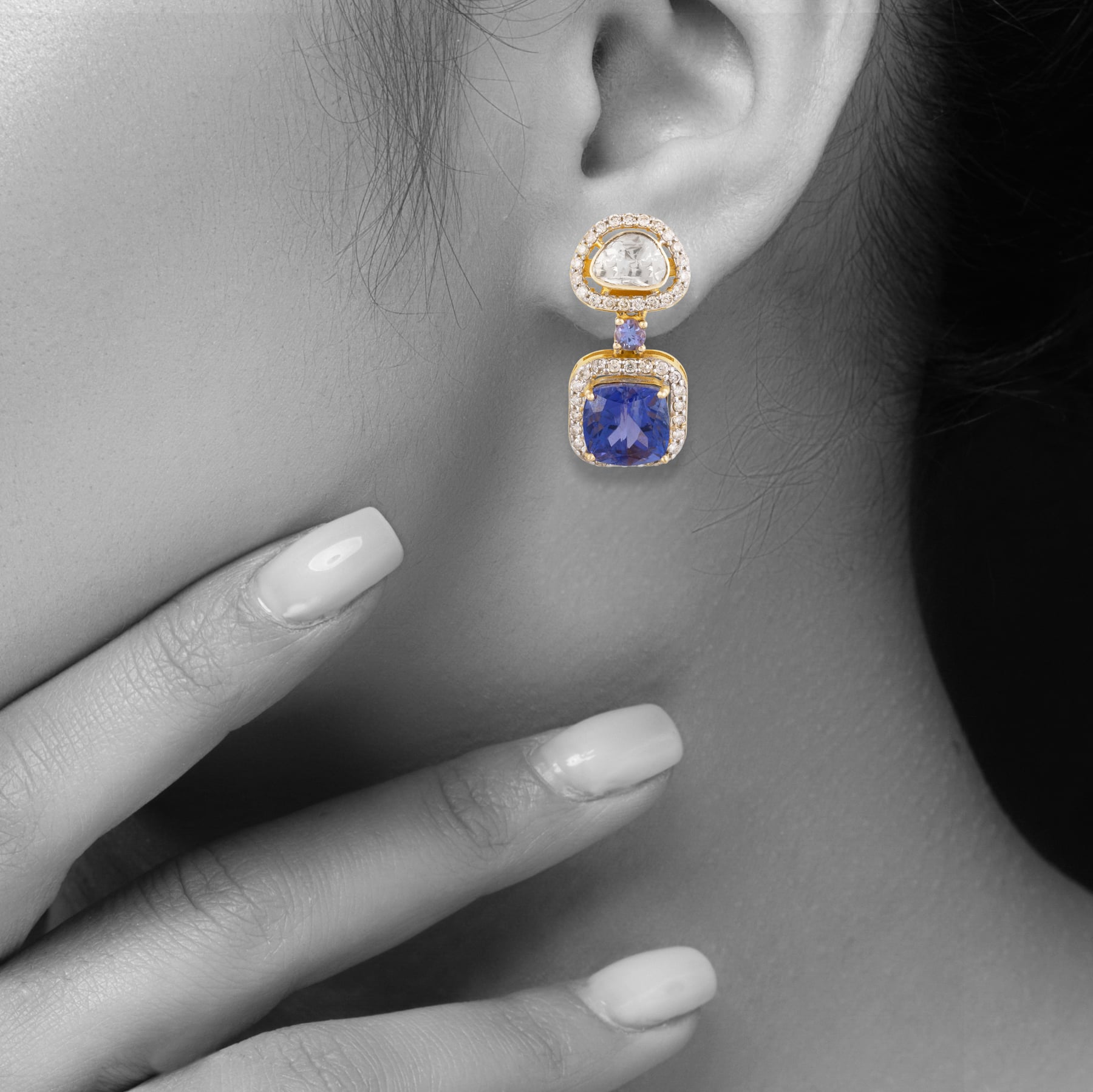 Earring with (B961) Necklace