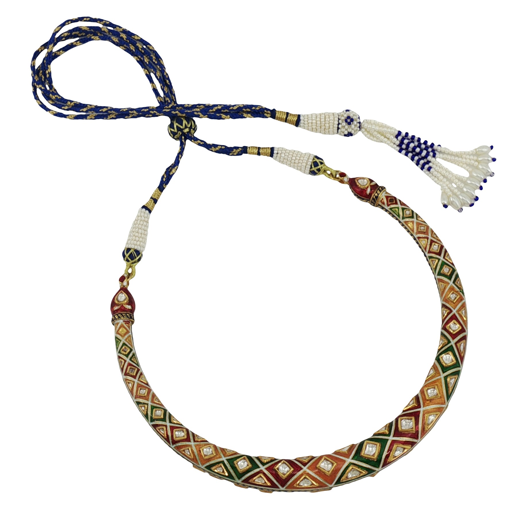 Multicolour Meenakari Collar Necklace