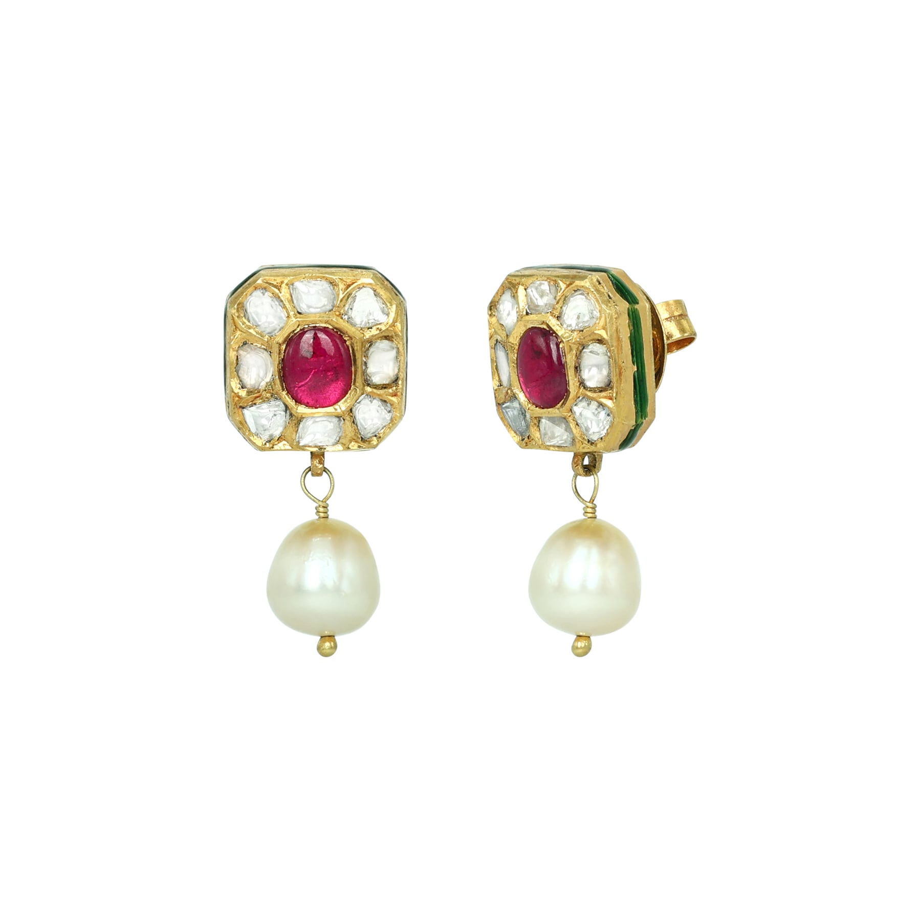 Earring with (SNO5846-KMNE3190) Necklace