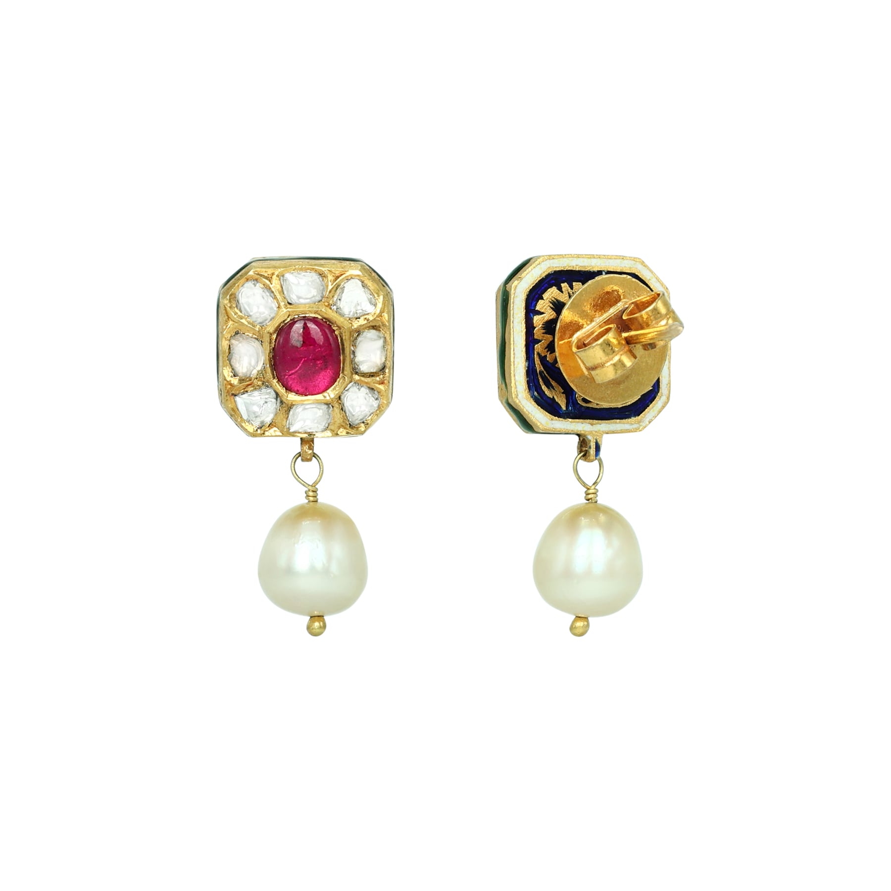 Earring with (SNO5846-KMNE3190) Necklace