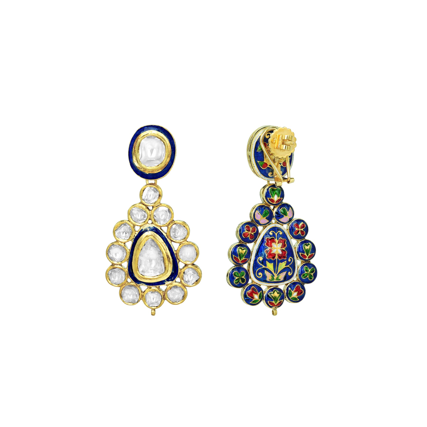 Earring with (SNO3922-KMNE2676) Necklace