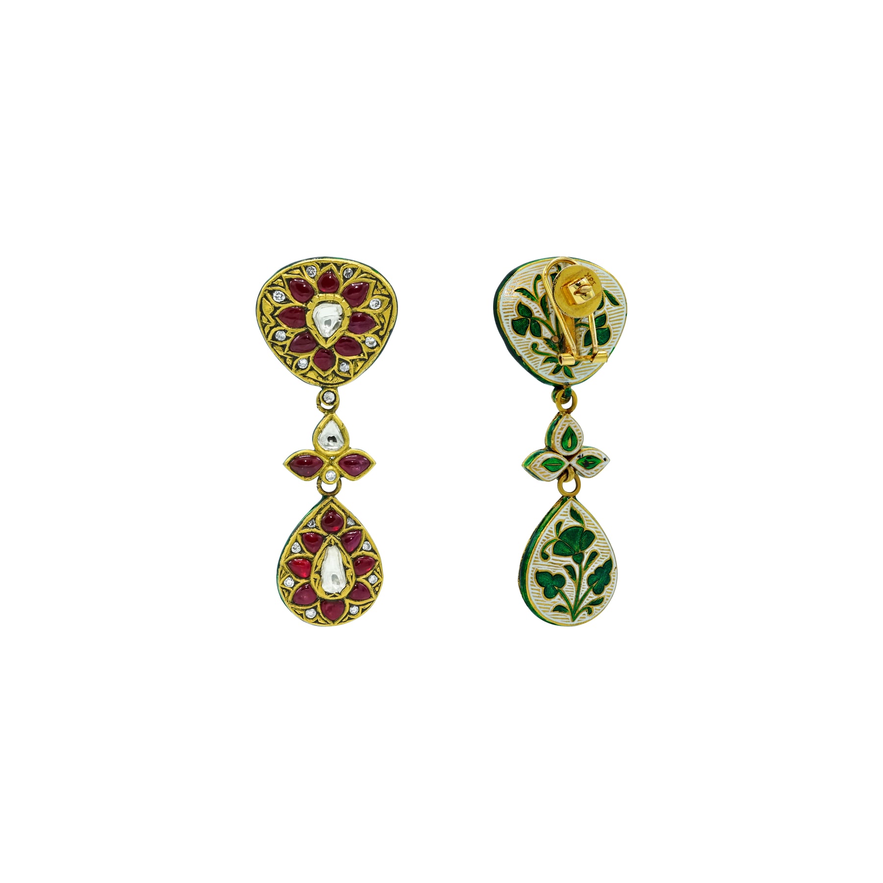 Earring with (SNO5939-KMNE3222) Necklace