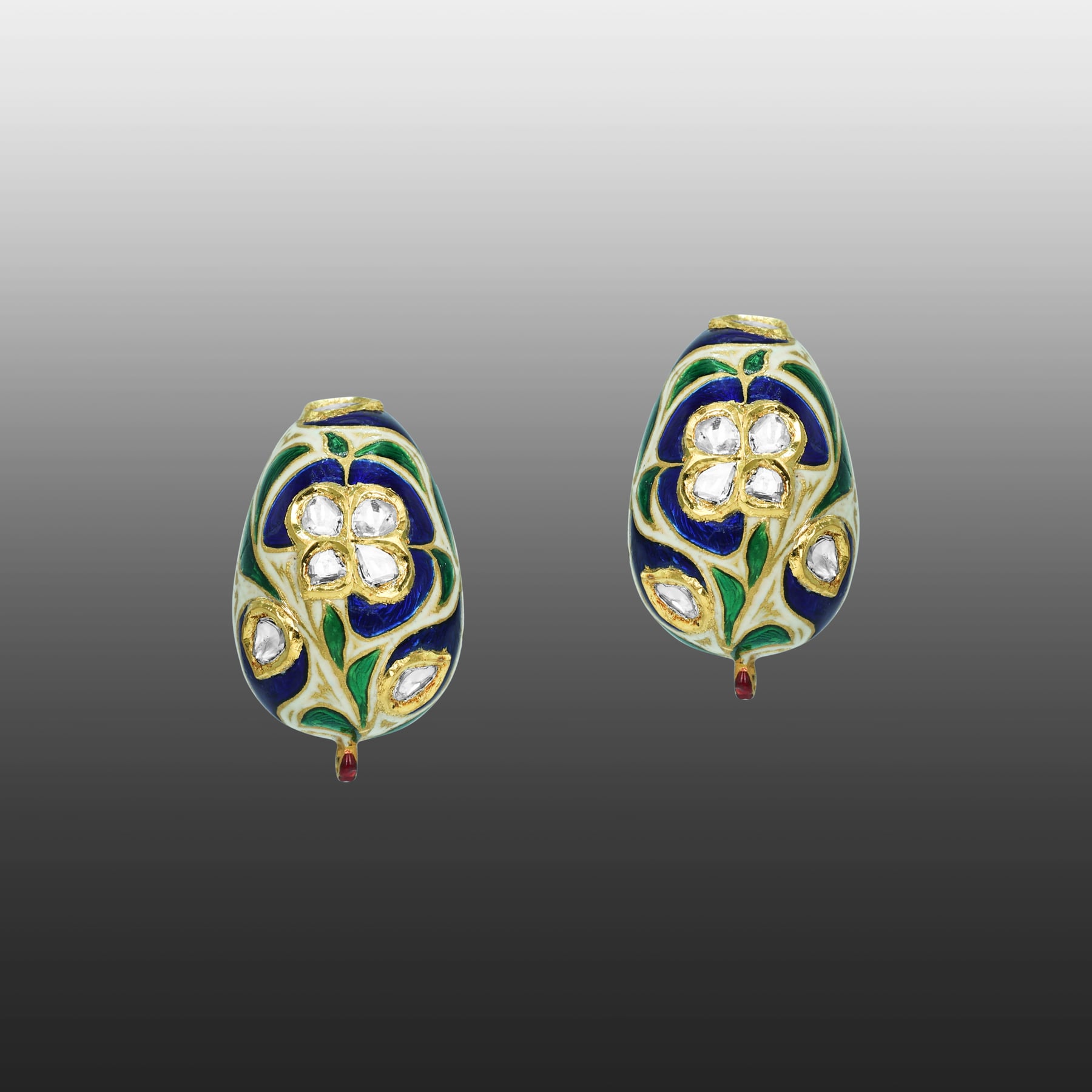 Earring with (SNO6549-KMNE3433) Necklace